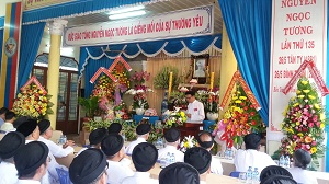 Correction Path Caodai Church celebrates Pope Nguyen Ngoc Tuong’s birthday